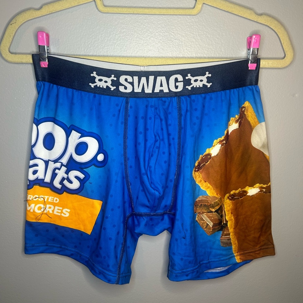 NWOT Adult S’mores Pop Tart Logo Unisex Stretch Boxer Briefs